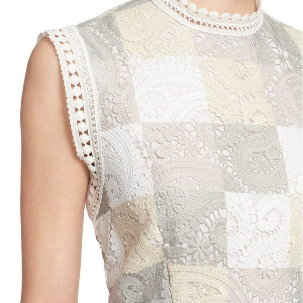 New Sea New York patchwork lace dress